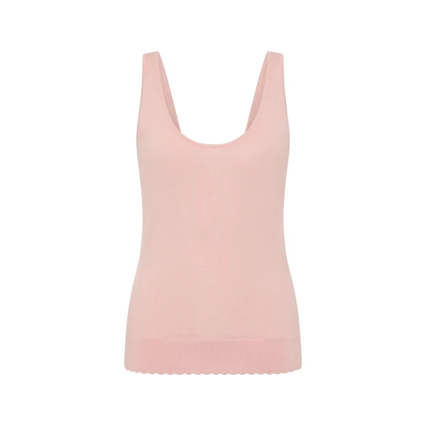 Posse Maisie Tank in Soft Pink | Sleeveless | Luxury Shoes 