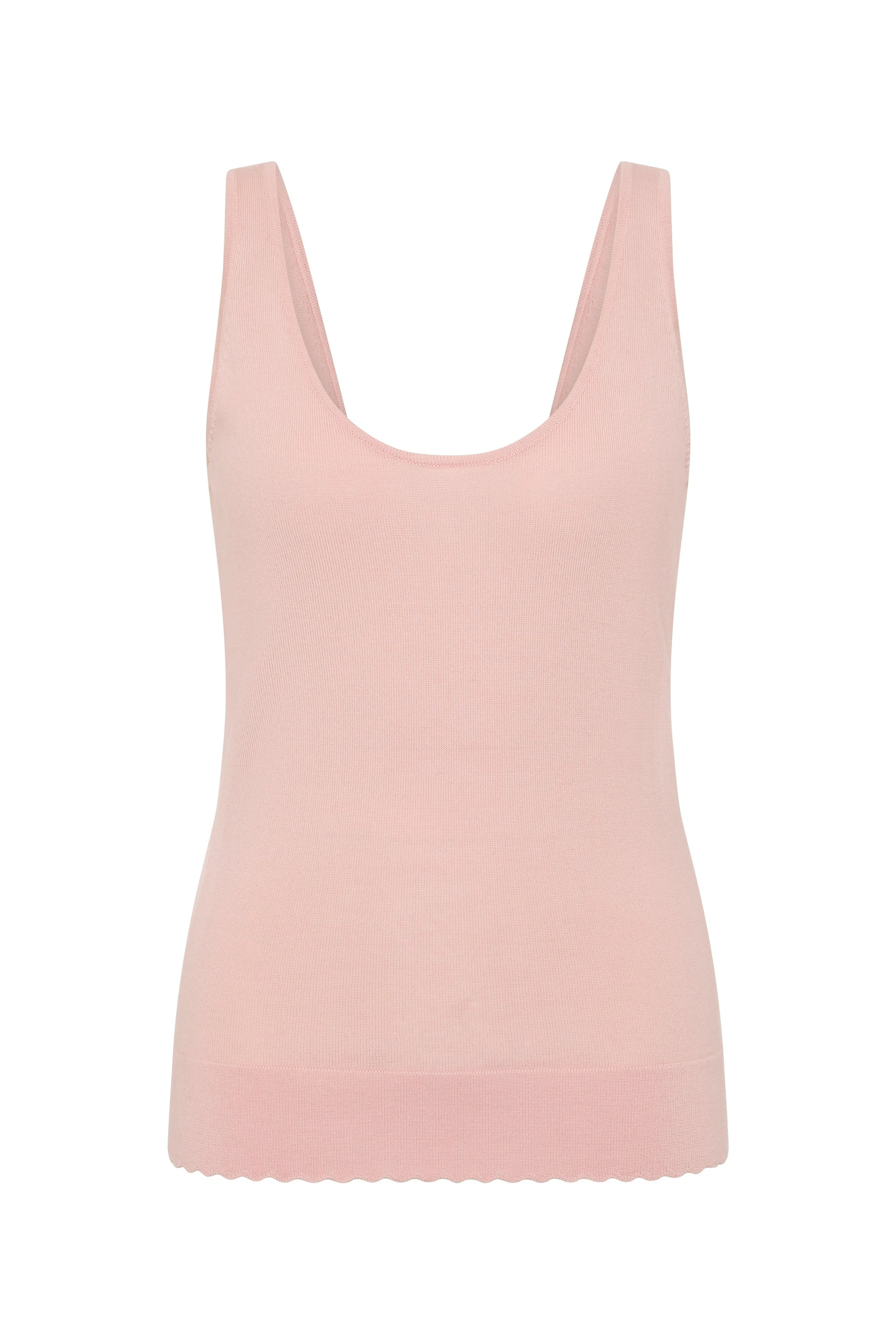 Posse Maisie Tank in Soft Pink Posse Maisie Tank in Soft Pink | Sleeveless | Luxury Shoes