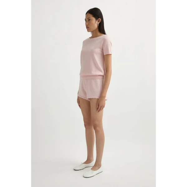 Posse Maisie Top in Soft Pink | Tops | Luxury Shoes , view 4