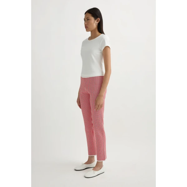 Posse Micah Pant in Red Gingham | Pants | Luxury Shoes , view 4