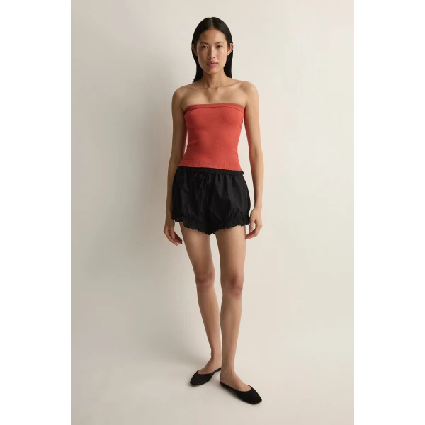 Posse Noah Strapless Top in Apple | Sleeveless | Luxury Shoes , view 3