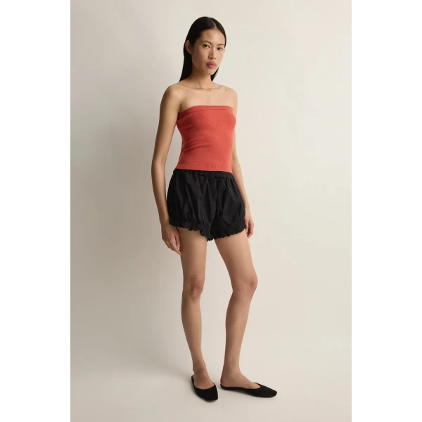 Posse Noah Strapless Top in Apple | Sleeveless | Luxury Shoes , view 4