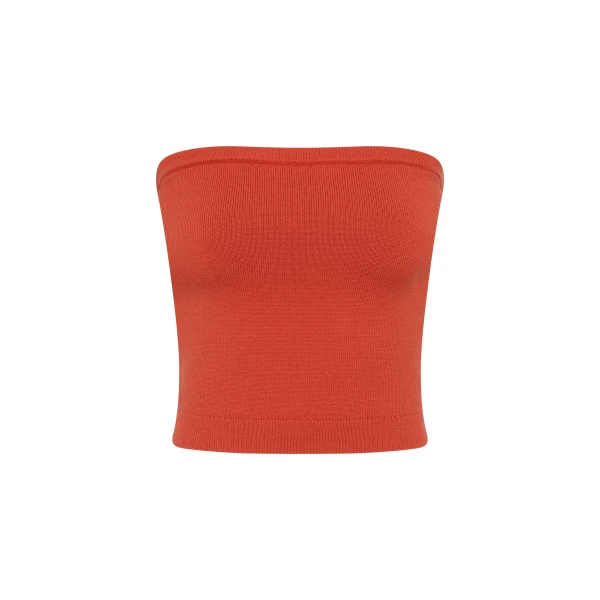 Posse Noah Strapless Top in Apple | Sleeveless | Luxury Shoes 