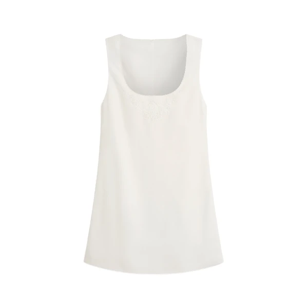 Posse Odette Mini Dress in Cream | Mini Dresses | Luxury Shoes 