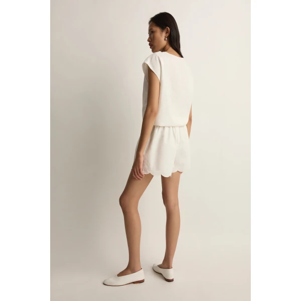 Posse Odette Top in Cream | Tops | Luxury Shoes , view 4