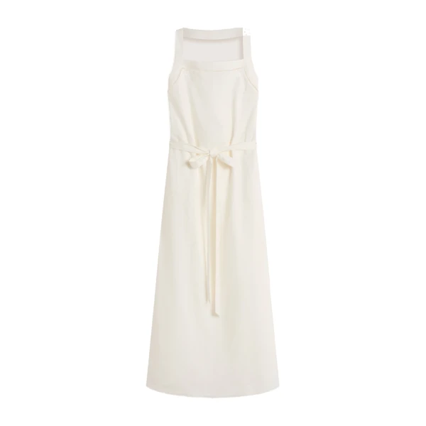 Odette Wrap Dress in Cream