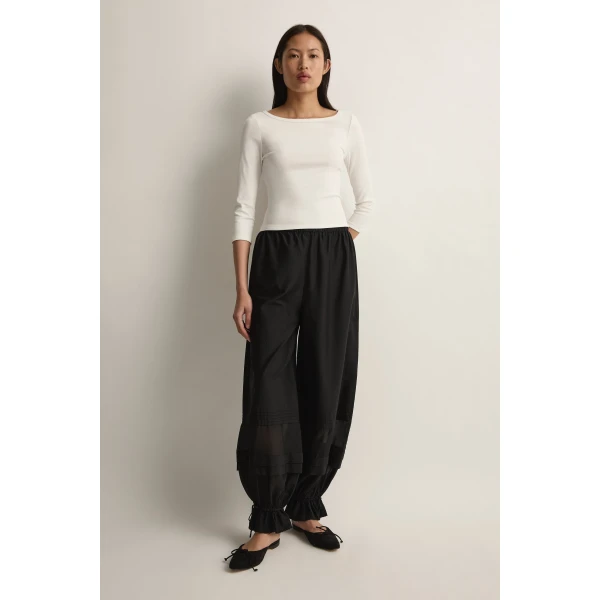 Posse Pearl Pants in Black | Pants | Luxury Shoes , view 2