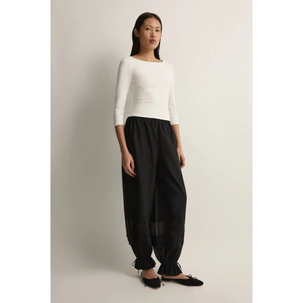 Posse Pearl Pants in Black | Pants | Luxury Shoes , view 4