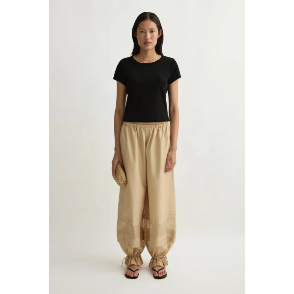 Posse Pearl Pants in Tan | Pants | Luxury Shoes , view 2