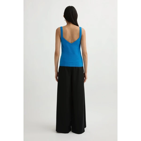 Posse Petra Tank in Bright Blue | Sleeveless | Luxury Shoes , view 5