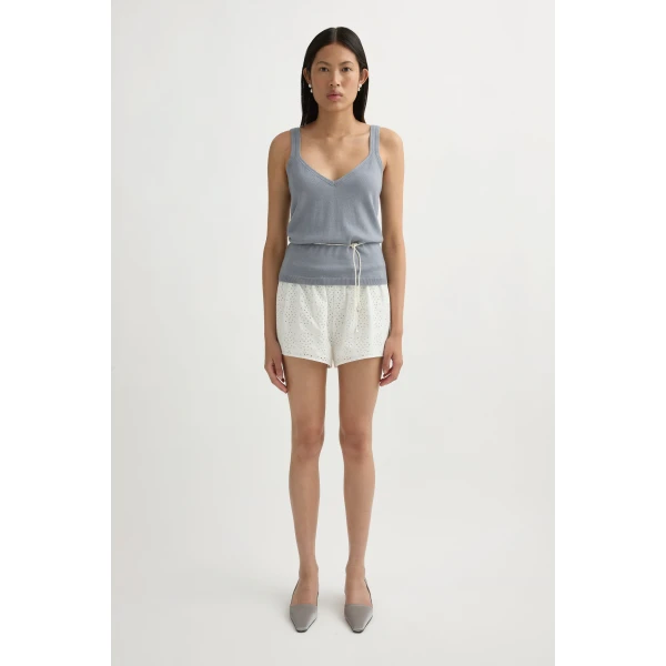 Posse Petra Tank in Grey | Sleeveless | Luxury Shoes , view 3