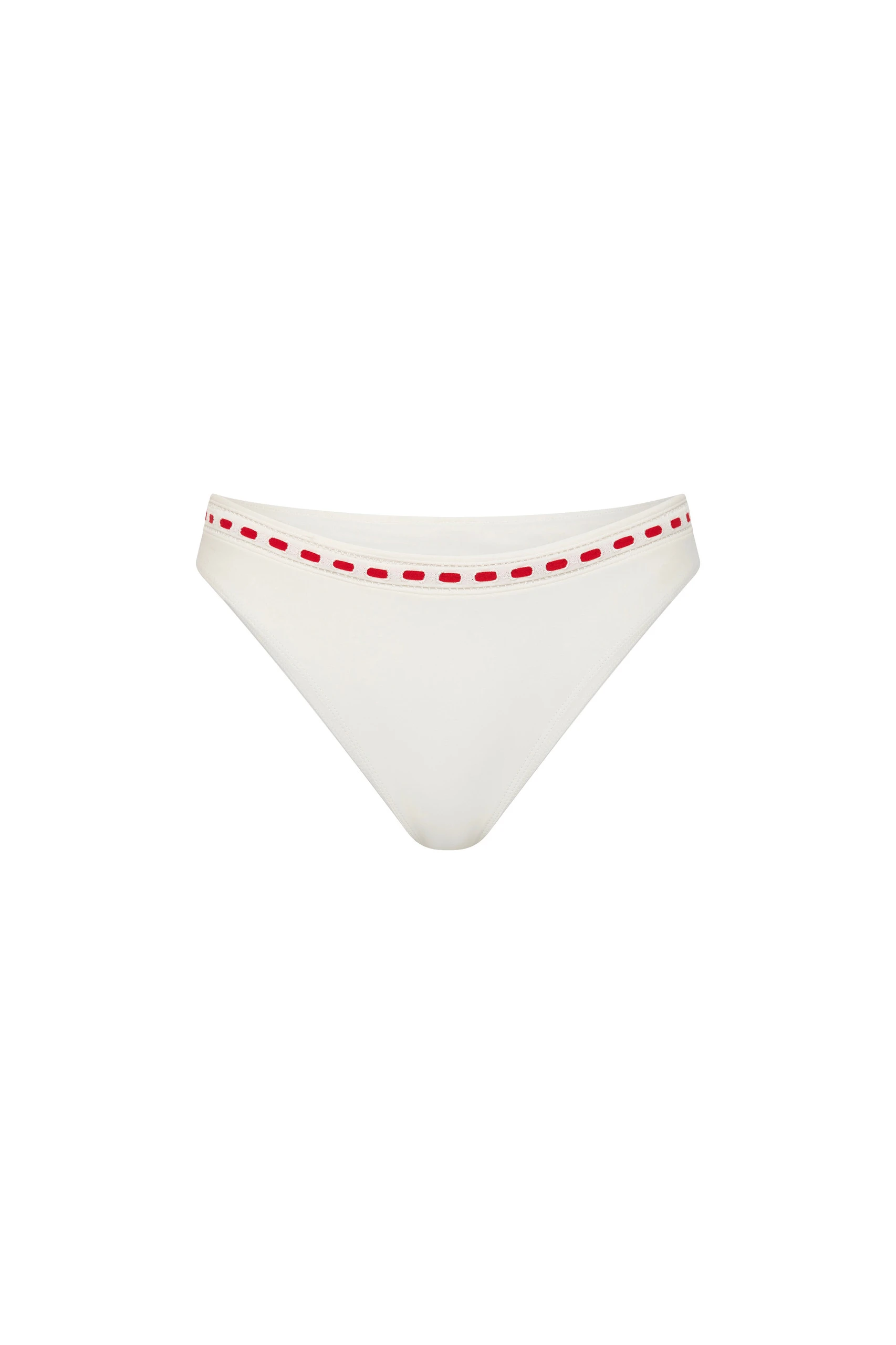 Posse Pia Bottom in Vintage White Red Posse Pia Bottom in Vintage White Red | Bikini | Luxury Shoes