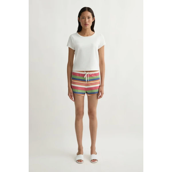 Posse Polly Short in Bayadere Stripe | Shorts | Luxury Shoes , view 2