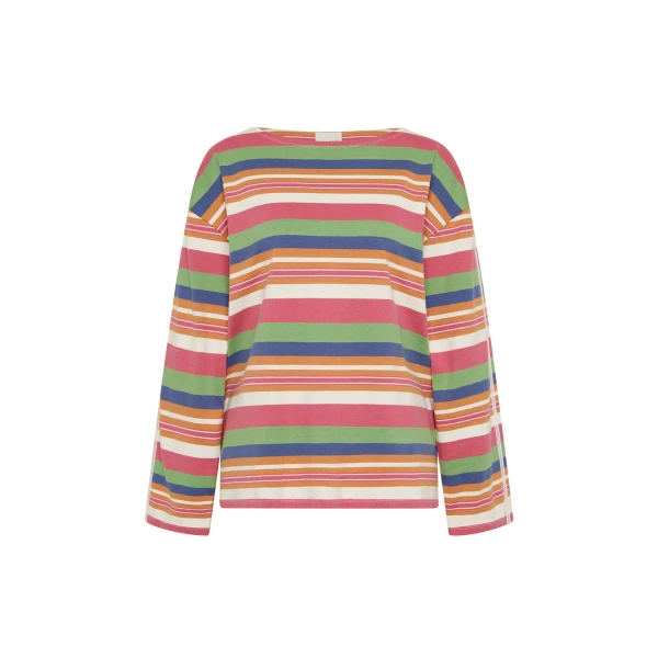 Polly Top in Bayadere Stripe