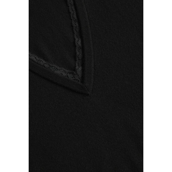 Posse Primrose Sweater in Black | Sweaters | Luxury Shoes , view 2