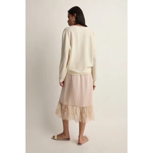 Posse Primrose Sweater in Cloud | Sweaters | Luxury Shoes , view 4