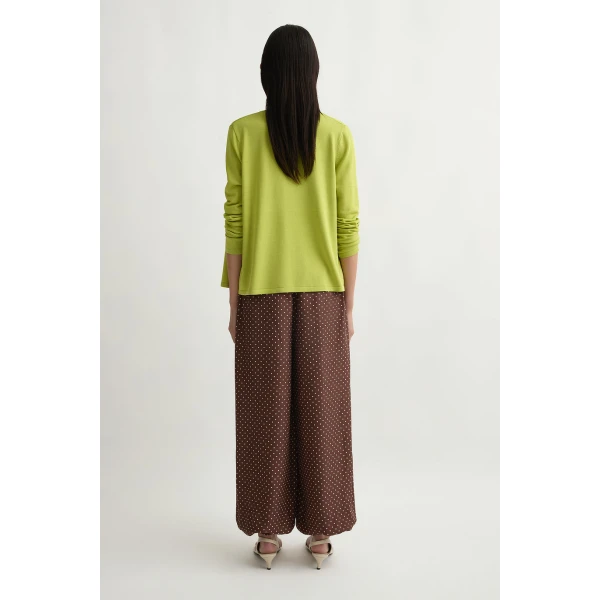 Posse Rae Cardigan in Chartreuse | Cardigan | Luxury Shoes , view 5
