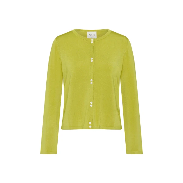 Posse Rae Cardigan in Chartreuse | Cardigan | Luxury Shoes 