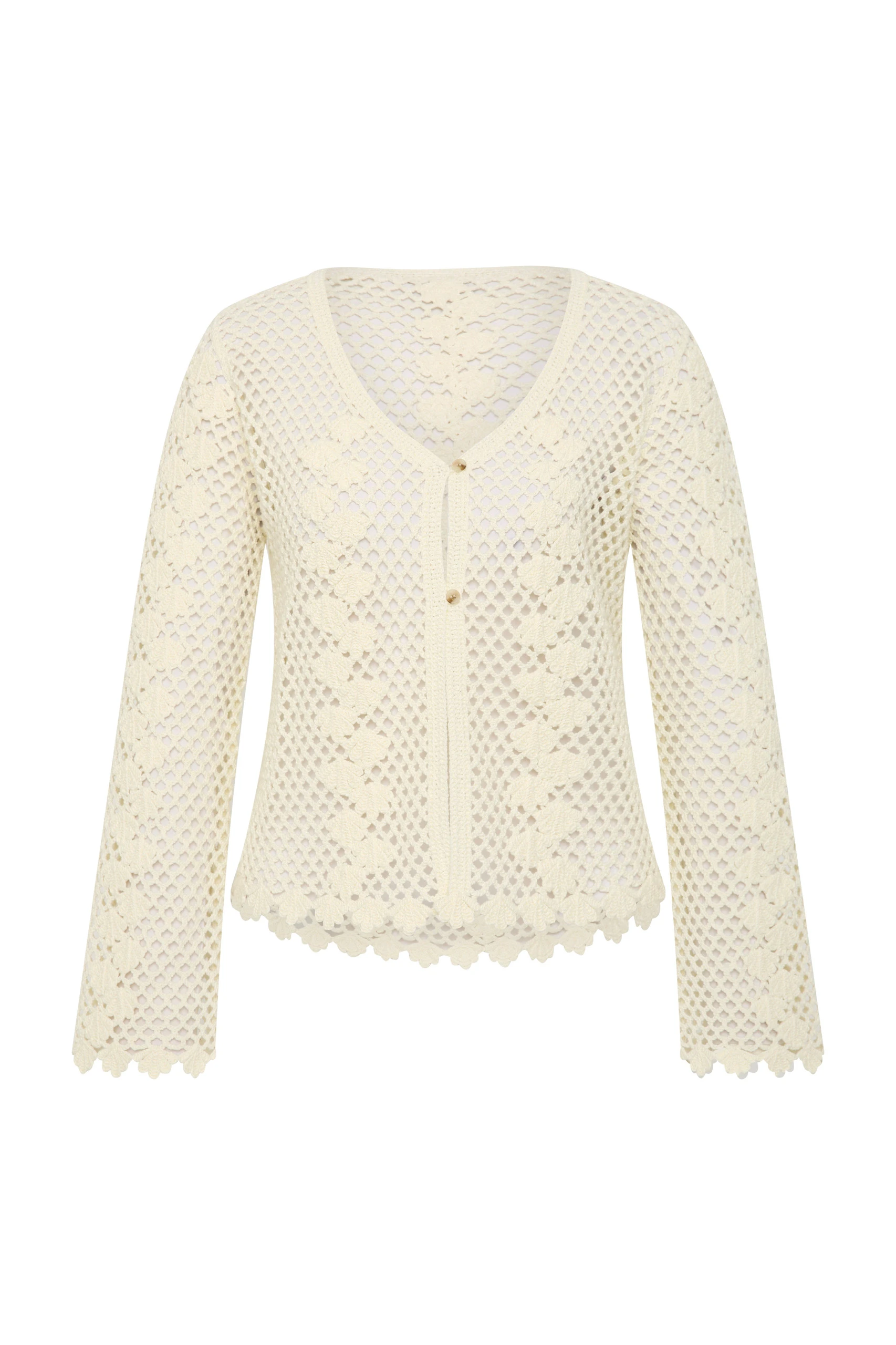 Posse Saskia Cardigan in Ivory Posse Saskia Cardigan in Ivory | Cardigan | Luxury Shoes