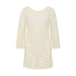 Posse Saskia Dress in Ivory | Midi Dresses | Luxury Shoes 
