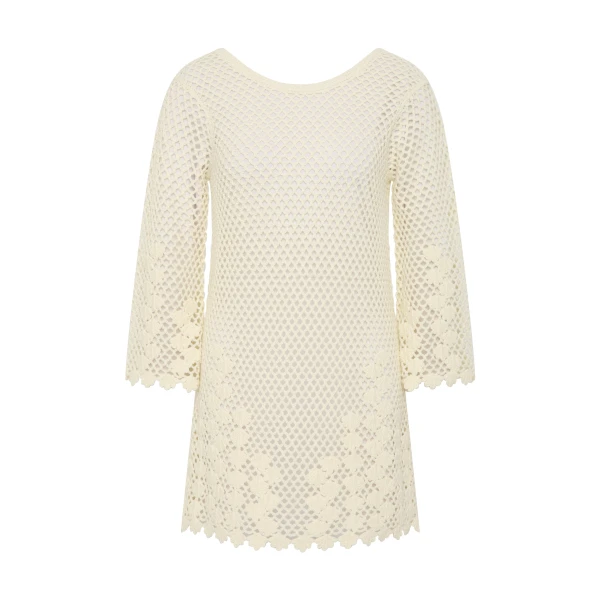 Saskia Dress in Ivory