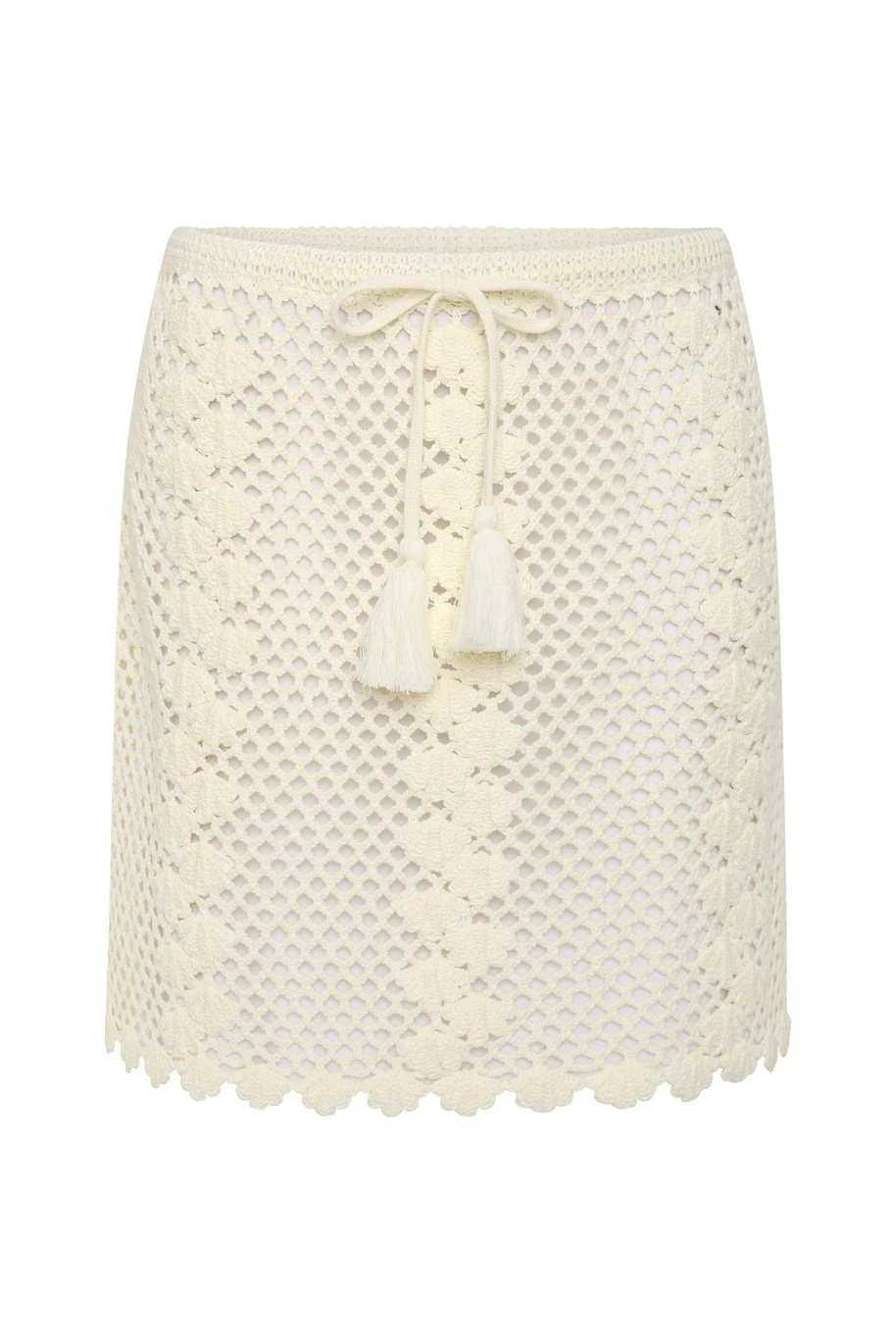 Posse Saskia Skirt in Ivory Posse Saskia Skirt in Ivory | Midi Skirts | Luxury Shoes