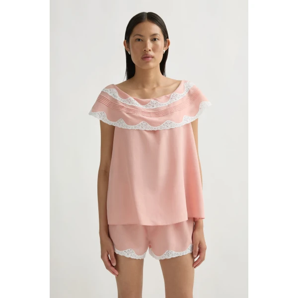 Posse Tabitha Blouse in Blossom | Blouse | Luxury Shoes , view 2