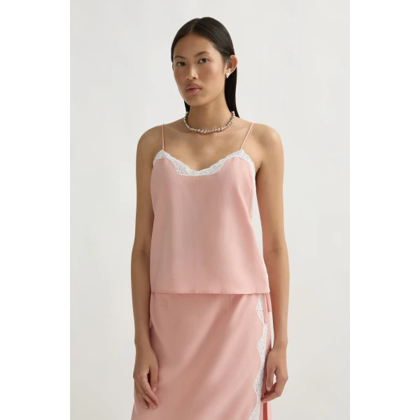 Posse Tabitha Cami in Blossom | Camisoles | Luxury Shoes , view 2