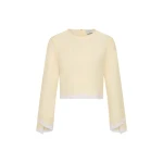 Posse Tabitha Long Sleeve Blouse in Buttermilk | Blouse | Luxury Shoes 