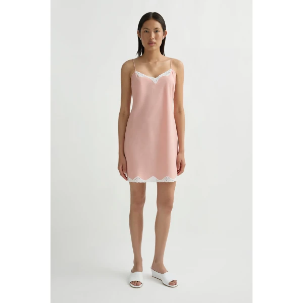 Posse Tabitha Mini Dress in Blossom | Mini Dresses | Luxury Shoes , view 2