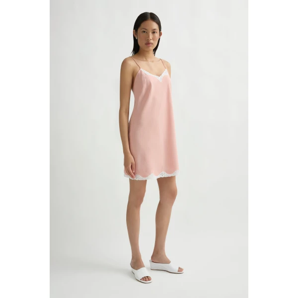 Posse Tabitha Mini Dress in Blossom | Mini Dresses | Luxury Shoes , view 4