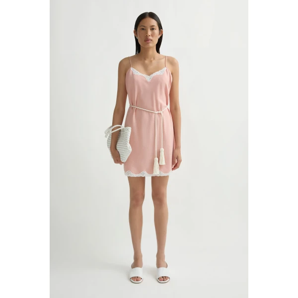 Posse Tabitha Mini Dress in Blossom | Mini Dresses | Luxury Shoes , view 6