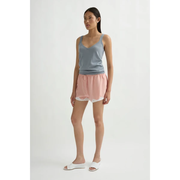 Posse Tabitha Short in Blossom | Shorts | Luxury Shoes , view 4
