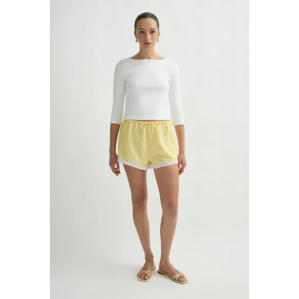 Posse Tabitha Short in Passion Fruit | Shorts | Luxury Shoes , view 2