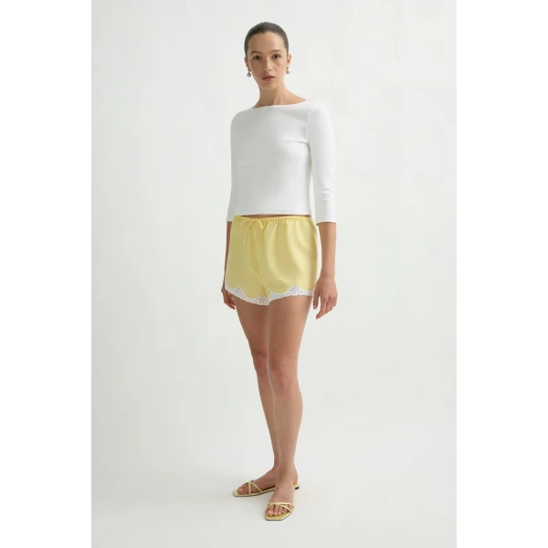Posse Tabitha Short in Passion Fruit | Shorts | Luxury Shoes , view 4