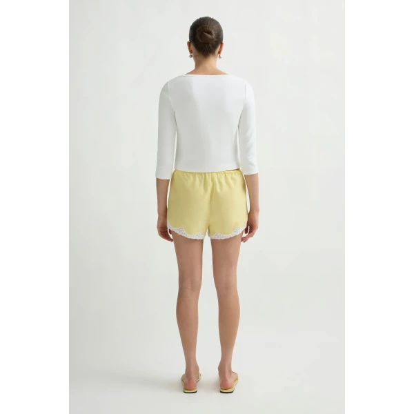 Posse Tabitha Short in Passion Fruit | Shorts | Luxury Shoes , view 5