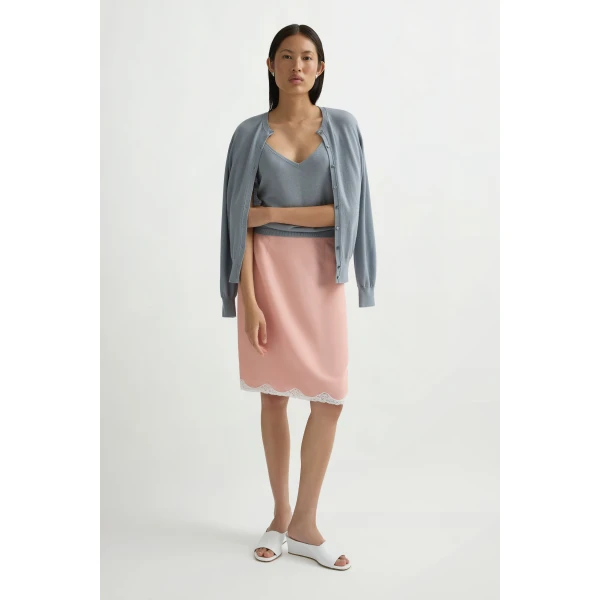 Posse Tabitha Skirt in Blossom | Midi Skirts | Luxury Shoes , view 2