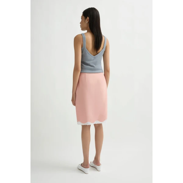 Posse Tabitha Skirt in Blossom | Midi Skirts | Luxury Shoes , view 5