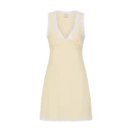 Posse Tabitha Slip Mini Dress in Buttermilk | Mini Dresses | Luxury Shoes 
