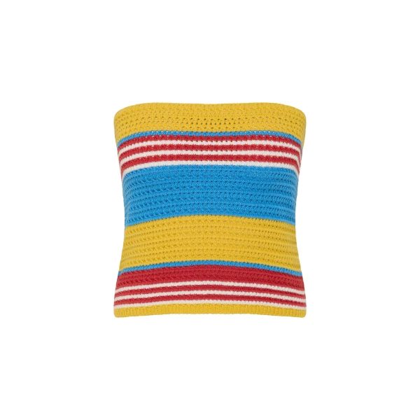 Tammy Top in Blue Multistripe