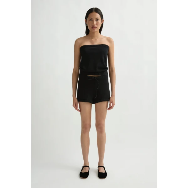 Posse Teo Short in Black | Shorts | Luxury Shoes , view 2