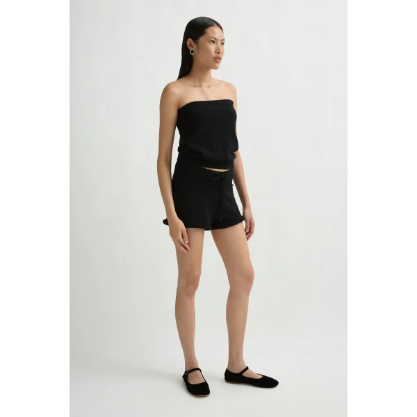 Posse Teo Short in Black | Shorts | Luxury Shoes , view 4
