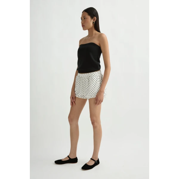 Posse Teo Strapless Top in Black | Sleeveless | Luxury Shoes , view 4