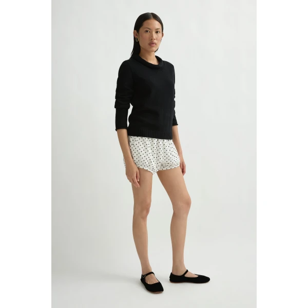 Posse Teo Sweater in Black | Sweaters | Luxury Shoes , view 4