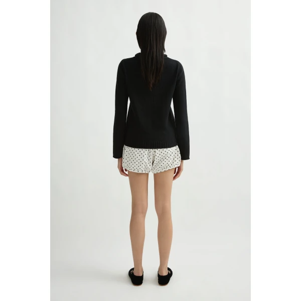 Posse Teo Sweater in Black | Sweaters | Luxury Shoes , view 5