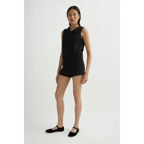 Posse Teo Top in Black | Tops | Luxury Shoes , view 4
