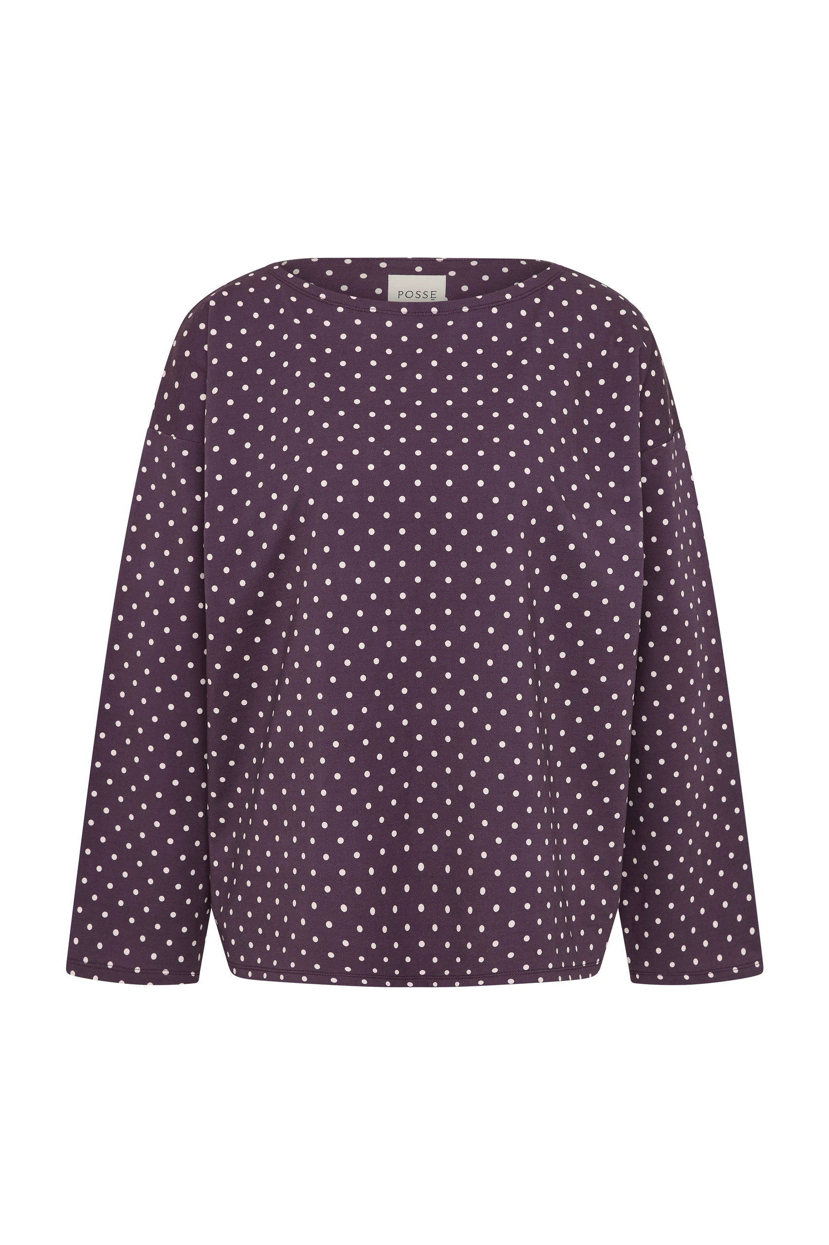 Posse Tommy Top in Purple Ivory Polka Dot Posse Tommy Top in Purple Ivory Polka Dot | Tops | Luxury Shoes