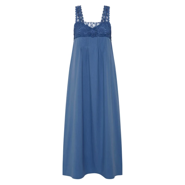 Posse Veda Dress in Azure | Midi Dresses | Luxury Shoes 
