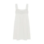 Posse Veda Mini Dress in Vintage White | Mini Dresses | Luxury Shoes 