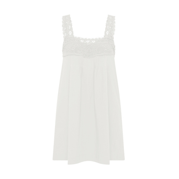 Posse Veda Mini Dress in Vintage White | Mini Dresses | Luxury Shoes 